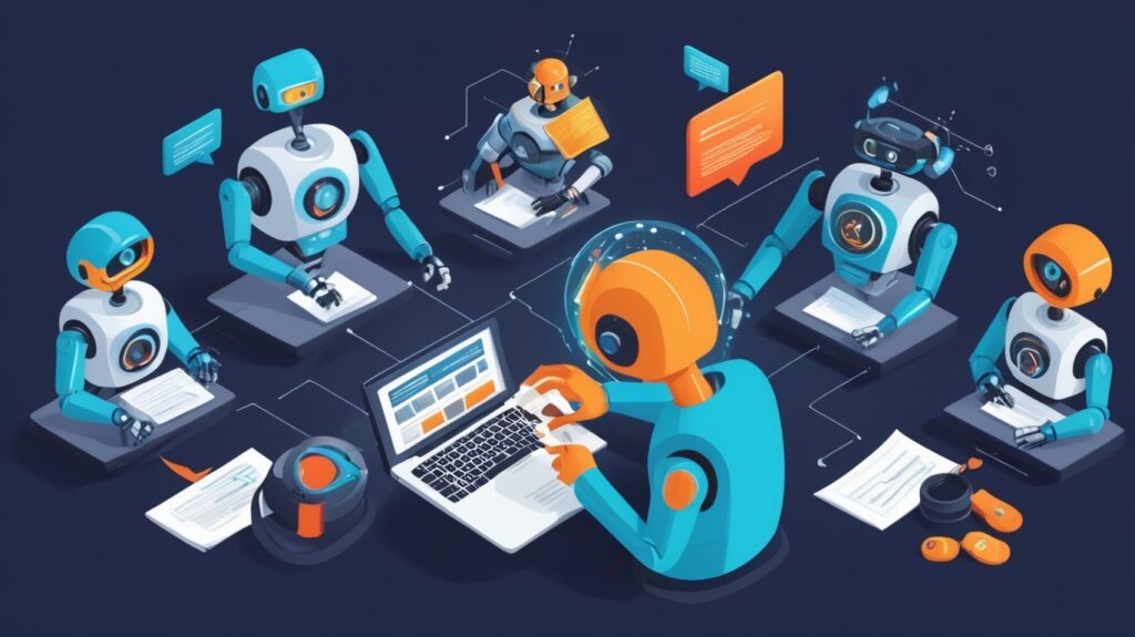 Иллюстрация поисковых роботов