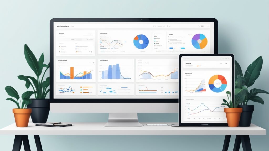 панель WordPress с выделенными SEO-метриками и инструментами оптимизации