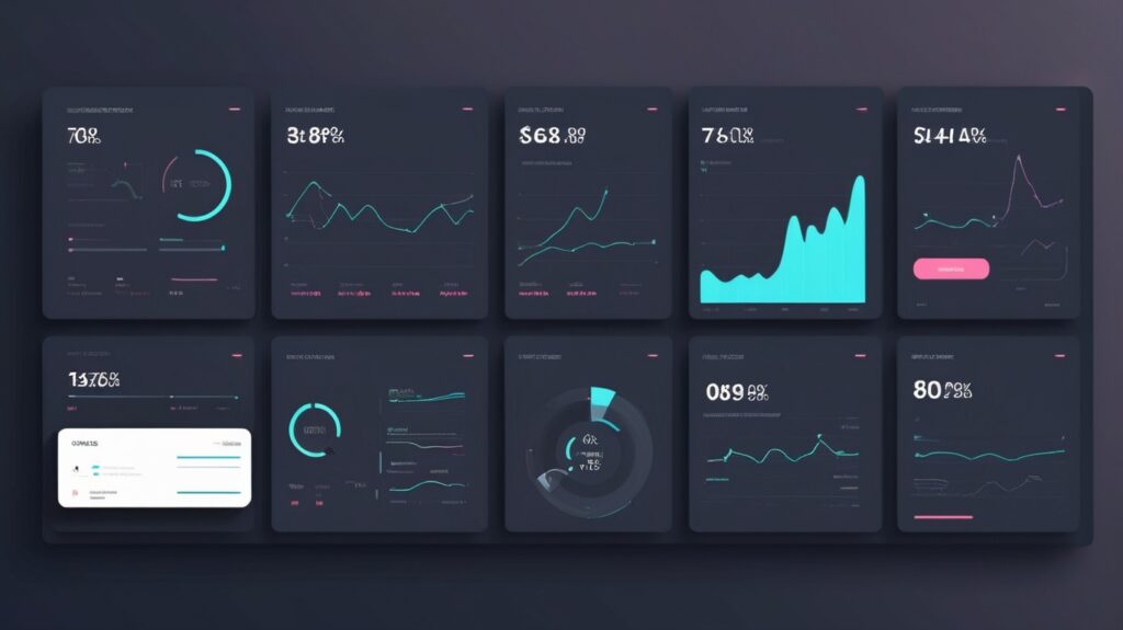 Дашборд с данными по запросам и кликабельности.
